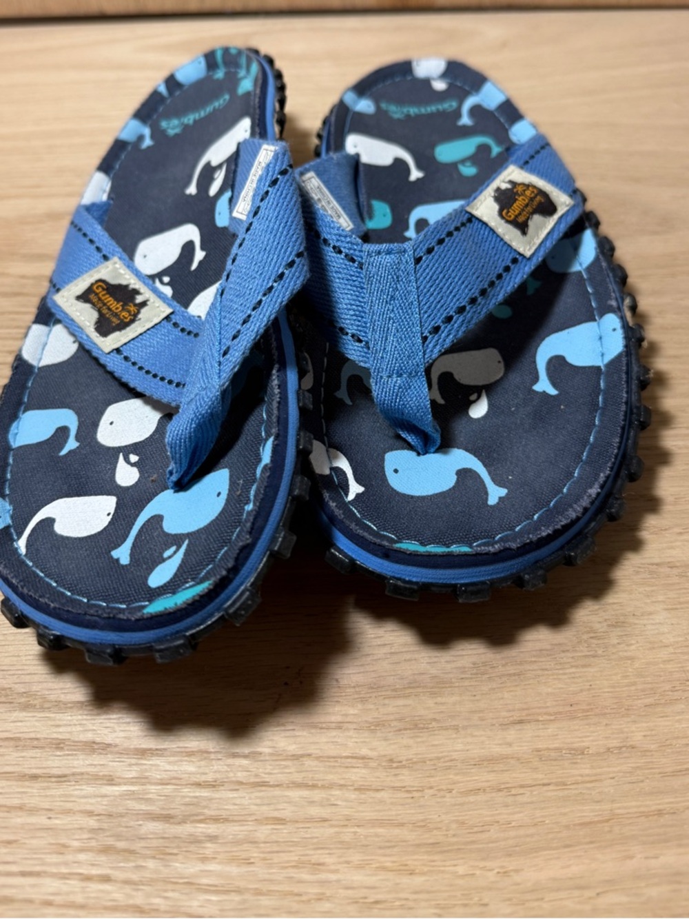 Gumbies Corker Mens Flip Flops Size 12 Khaki NWT